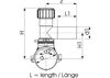 купить Седловой тройник e/f D.280 x 63 (без нижнего ремня) PE100 SDR11  +GF+ в Кишинёве 