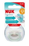 Пустышка силиконовая NUK Signature (0-6 мес) 