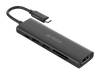 Docking Station A4Tech 6-IN-1, HDMI, 2xUSB 3.0, Type C,  PD100W, SD/TF, Aluminum, Ash Grey 
