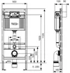 cumpără Rezervor WC Tece Base 3in1 buton alb (9.400.400), rama p/u suspendarea WC în Chișinău 