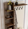 cumpără Mobilă pentru antreu Trendy Viyana D, Nuc, Smantana, 90x200x35cm (GTR001345) în Chișinău 