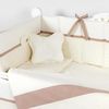 cumpără Lenjerie de pat pentru copii PernaMea Set lenjerie 8 piese Renaissance Buline Ivory (PM.101641/6) în Chișinău 