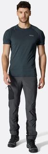 cumpără Îmbrăcăminte sport Rab Pantaloni barbati Ascendor Anthracite L/34 Regular Leg (QFW-05-ANT-34-RG) în Chișinău 
