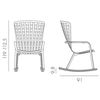 купить Лаунж-кресло Nardi FOLIO TABACCO 40300.53.000.04 (Лаунж-кресло для сада и террасы) в Кишинёве 