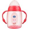 Поильник с ручками Weebaby с силиконовым носиком 250 мл (6+ мес) красный 