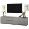 купить Тумба напольная для TV MebelStar NEO 4S2D 200x43x53 Grey (MBS-1266) в Кишинёве 