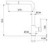 cumpără Bateria bucătărie Franke 115.0476.821 Sirius Extractibil, maner lateral, sahara în Chișinău 