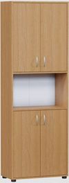 cumpără Dulap de birou Tisam Шкаф книжный полузакрытый 4-дверный 802х403х1816мм (0633) în Chișinău 