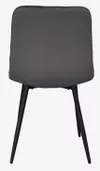 купить Комплект стол и стулья Evelin di Costacurta cтол DT-404-6B + 3 стула YTC-080B Bluvel-14 (Dark grey) в Кишинёве 