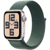 купить Смарт часы Apple Watch SE 2024 GPS 40mm Starlight Aluminium Case with Lake Green Sport Loop MXEH3 в Кишинёве 