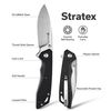 купить Нож походный Sencut S25055-1 Stratex, G10 negru, Liner Lock в Кишинёве 
