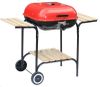 cumpără Grătar Activa Mastercook AM19524 pe carbuni Grill Wagon Red 40x40cm cu 2 mese în Chișinău 