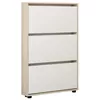 купить Полка для обуви Mobildor-Lux Leo Slim 70x16x125H cm Sonoma/White в Кишинёве 