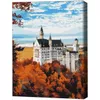 cumpără Tablou pe numere BrushMe BS52617FC 40х50cm (fără cutie) Vedere de toamnă asupra castelului Neuschwanstein în Chișinău 