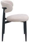 cumpără Scaun Deco Meridian Catifea Beige (HLR7)+Black Legs în Chișinău 