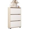 cumpără Raft pentru încălțăminte Mobildor-Lux Leo 50x27x125H cm Sonoma/White în Chișinău 