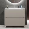 cumpără Dulap pentru lavoar Bayro Bergamo под столешницу / под умывальник Allegro 1000 light grey în Chișinău 