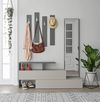 cumpără Mobilă pentru antreu Trendy Ramda Mocha Deschis, Antracit, 137x54x35cm (GTR001332) în Chișinău 