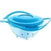 купить Посуда для кормления BabyJem 350 Bol multifunctional cu capac si rotire 360 grade Amazing Bowl Albastru в Кишинёве 