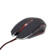 Gaming Mouse GMB MUSG-001-R, Optical, 600-2400 dpi, 6 buttons, Backlight, Black-Red, USB 