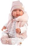 купить Кукла Llorens 84486 Tina Recien Nacida Pelele Rosa Con Capucha 43см в Кишинёве 