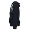 FINAL SALE - Олимпийка JOMA - SUPERNOVA II HOODIE JACKET BLACK-WHITE 