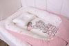 купить Гнездо для новорожденных PernaMea Babynest Premium Elefant Roz (PM.101552/8) в Кишинёве 
