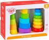 купить Игрушка Tooky Toy R25 /22/26 (77368) Деревянная пирамида TKF008B в Кишинёве 