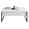 cumpără Măsuţă cafea Trendy Luxe, Masuta de cafea, AlbNegru, 90x40x60cm în Chișinău 