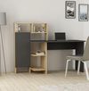 cumpără Masă de birou Trendy Bugra, AntracitStejar, 136x112x60cm în Chișinău 