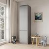 cumpără Dulap pentru copii MebelStar NEO 2D 50x50x210 Grey (MBS-1175) în Chișinău 