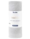 купить Детское постельное белье Sensillo 43443 Плед Bamboo 80x100 Silver в Кишинёве 