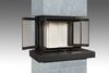 Дизайнерская аккумуляционная каминная печь ROMOTOP CARA CS 02 - с выдвижной подъемной дверцей