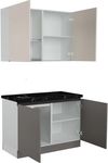 купить Мебель для кухни ArtFlame GOLA Cream/Stone Grey (1.2 m.l.) в Кишинёве 