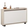cumpără Raft pentru încălțăminte Mobildor-Lux Leo Slim 100x16x47H cm Sonoma/White în Chișinău 