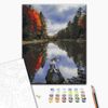 купить Картина по номерам BrushMe BS51425 40x50cm (în cutie) Căţelul de lângă lac в Кишинёве 