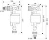 cumpără Vas WC Wirquin Robinet flotor Doblo 3/8 universal (10950177) în Chișinău 