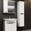 купить Шкаф-пенал Bayro Elara 350x1600 универсальный белый мат, подвесной в Кишинёве 