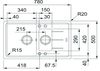 купить Мойка кухонная со смесителем Franke 114.0662.879 BFG 651-78 + Novara Plus Negru VN в Кишинёве 