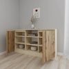 cumpără Comodă Smartex (16249) Т5 120cm Ivory+Stejar Inchis în Chișinău 