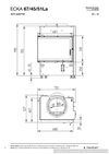 Каминная топка HOXTER ECKA 67/45/51Lа/Ra (левосторонняя/правосторонняя)
