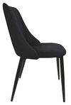 купить Стул Deco Ari Black+Black Legs в Кишинёве 