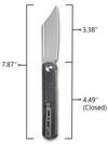 купить Нож походный Sencut SA08A Bronte, mâner Micarta, Liner Lock в Кишинёве 