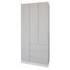 купить Шкаф Smartex (15861) N15 100cm Alb+Kashemir в Кишинёве 