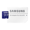 128GB MicroSD (Class 10) UHS-I (U3)+SD adapter, Samsung PRO Plus "MB-MD128SA" (R/W:180/130MB/s) 
