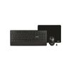 cumpără Tastatura + mouse SVEN KB-C3800W, Wireless, Keyboard & Mouse & Mouse Pad, 2.4GHz, Multimedia Keyboard (104 keys, 12Fn-keys) + Mouse (5+1 keys (scroll wheel), 800/1200/1600dpi), Nano receiver, USB, Black (tastatura/клавиатура) în Chișinău 