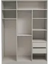 cumpără Dulap Mashtab 12251 FLEXO M5 cashmere uși Gri 1500x530x2200 în Chișinău 