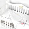 купить Детское постельное белье PernaMea Set lenjerie 3 piese Premium Iepuras gri (PM.100469/4) в Кишинёве 