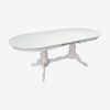 купить Комплект стол и стулья Evelin di Costacurta стол HV-33V White + 6 стульев YTC-055Wh UF885-03 Light beige в Кишинёве 
