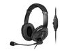 cumpără SVEN AP-675MV, Stereo headphones with microphone, Volume control, 2*3.5 MM (3 PIN), Black în Chișinău 